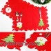 Rojo Navidad mantel Navidad Santa Claus muñeco de nieve patrón mantel tabla decorativa accesorios de alta calidad ali-29368136